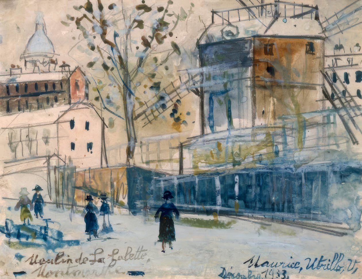 Moinho da Galette de Maurice Utrillo