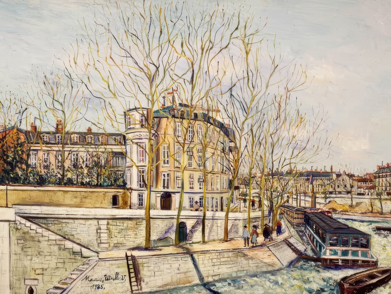 Cais de Anjou de Maurice Utrillo