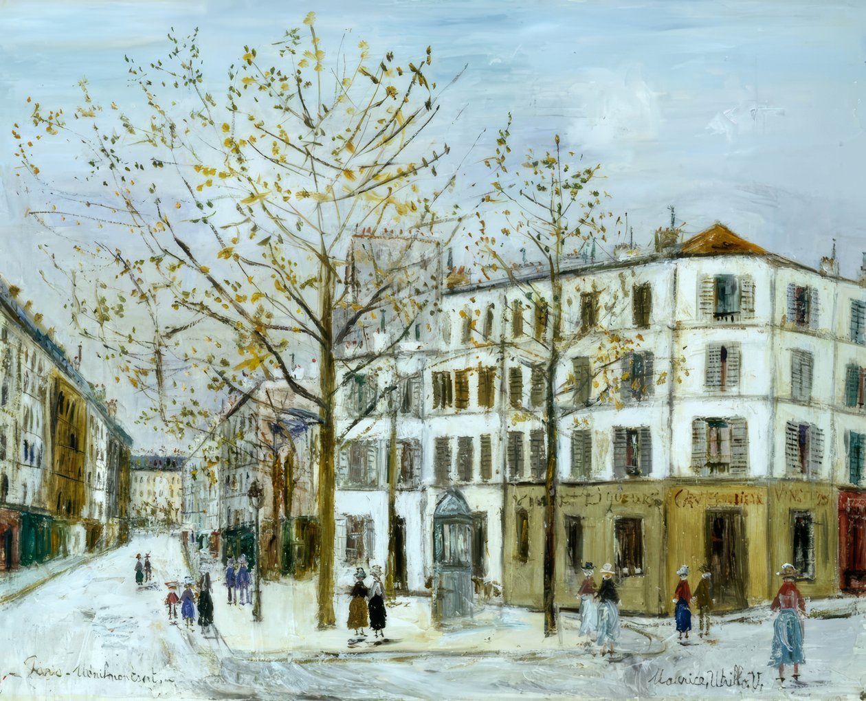Rua Ménilmontant de Maurice Utrillo
