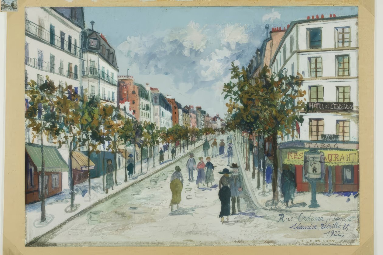 Rue Ordener, Paris de Maurice Utrillo