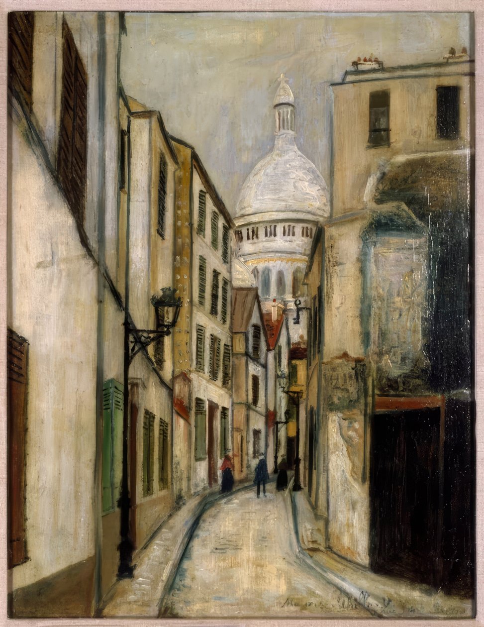 Rua Saint-Rustique de Maurice Utrillo