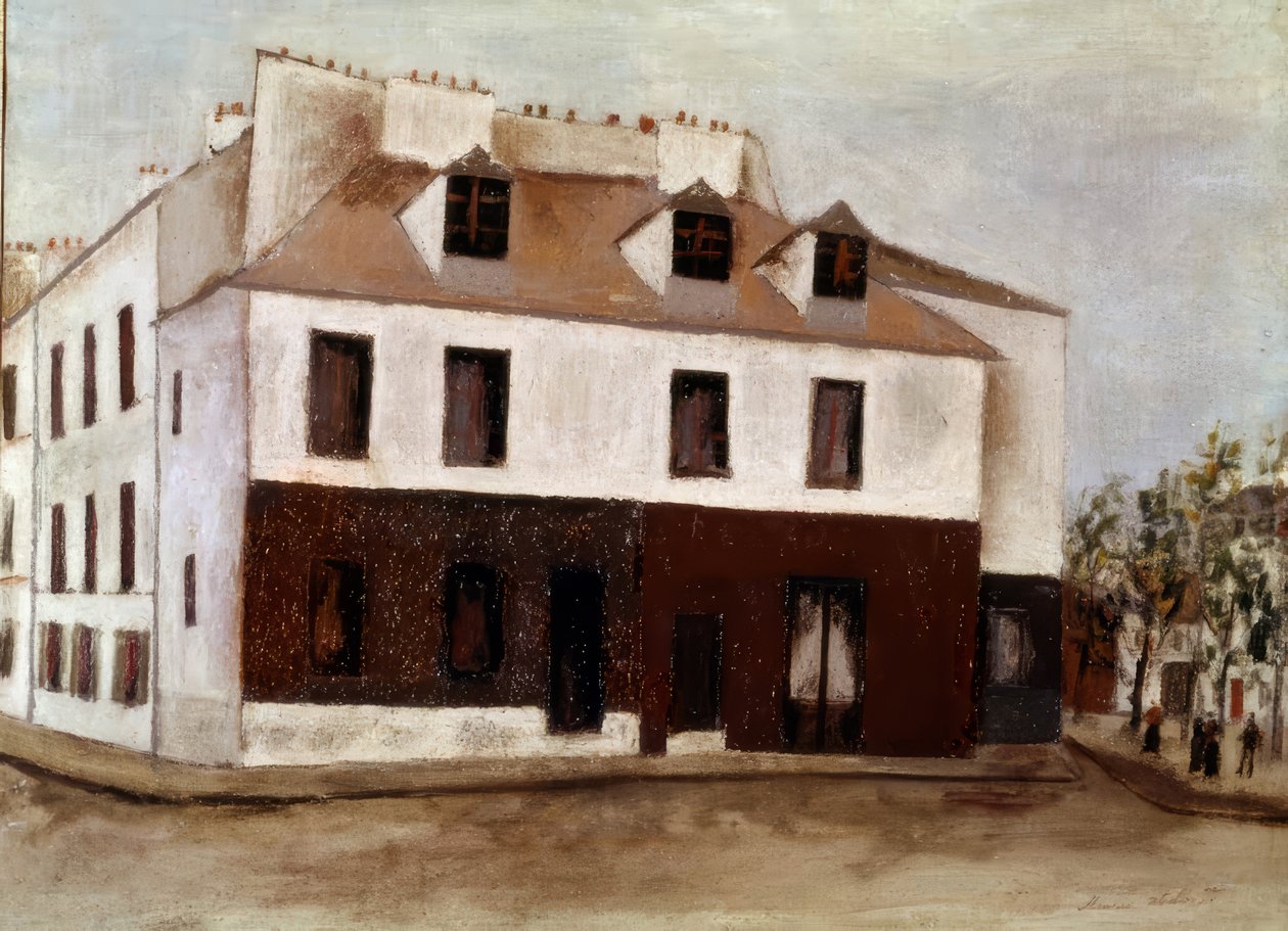 Rua Sainte-Eleuthère de Maurice Utrillo