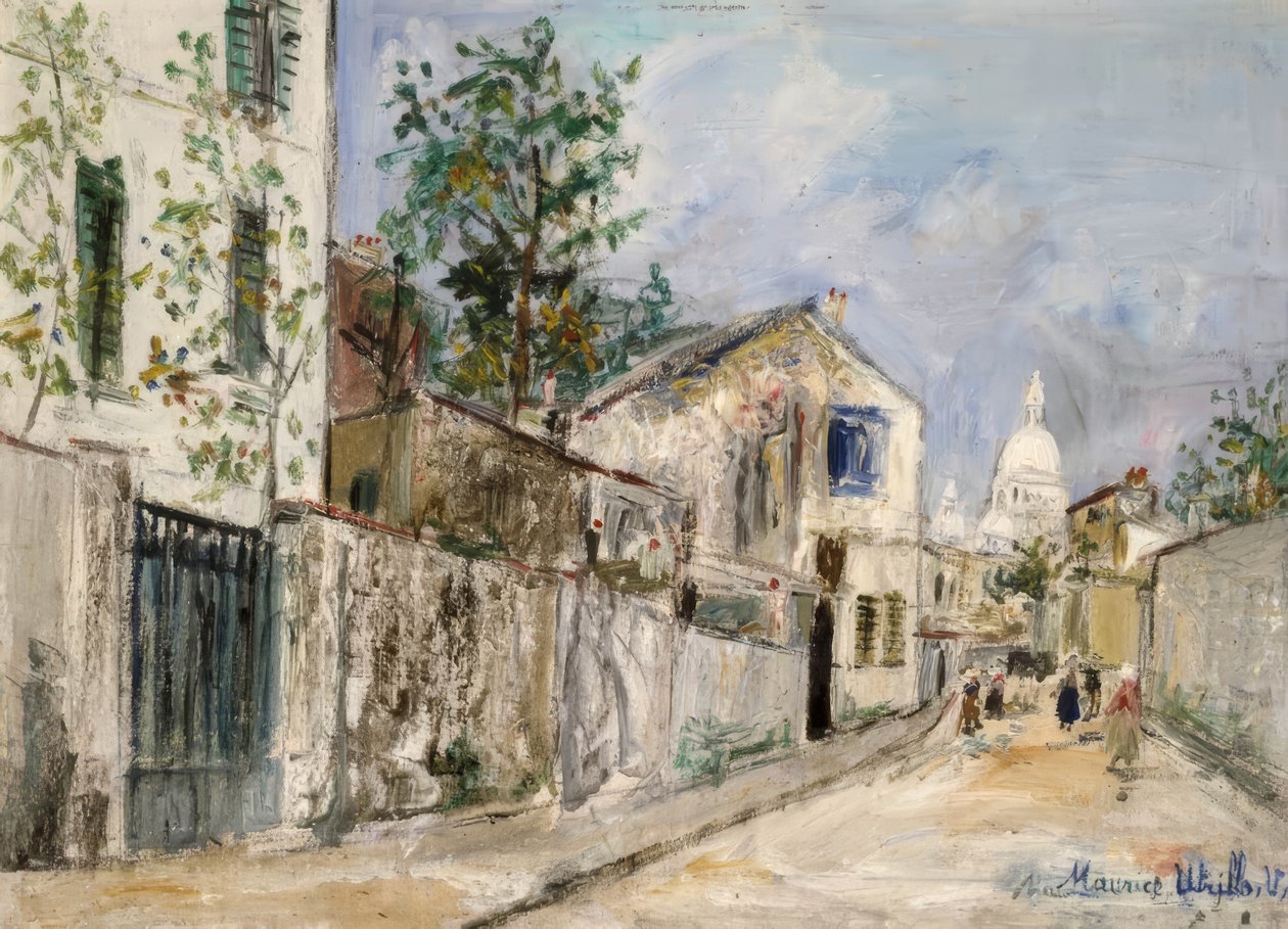 Rua do Abreuvoir de Maurice Utrillo