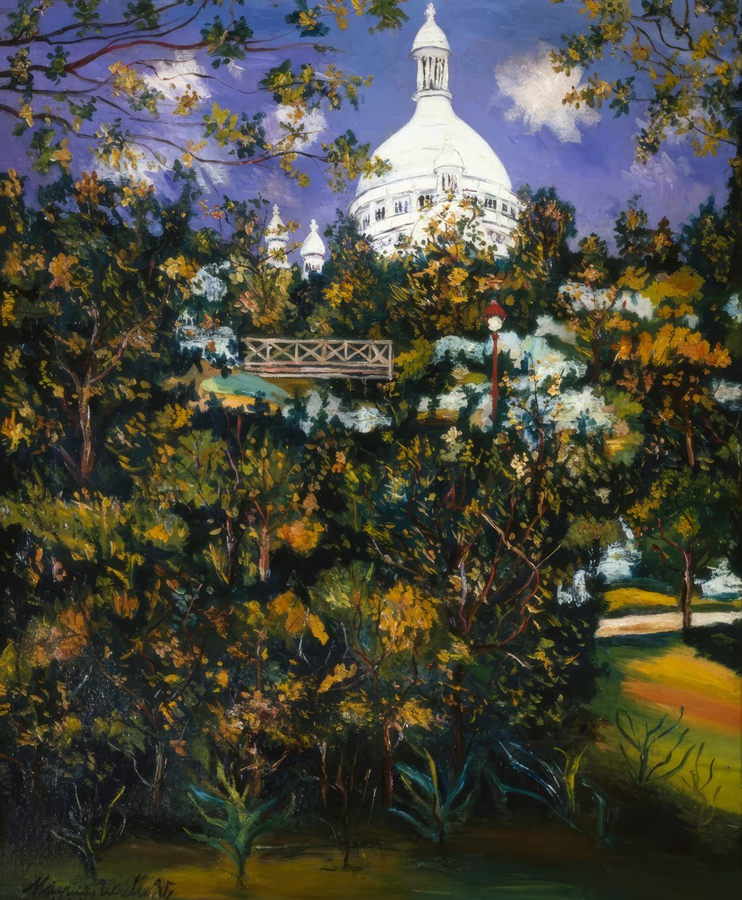 Sagrado Coração de Montmartre de Maurice Utrillo