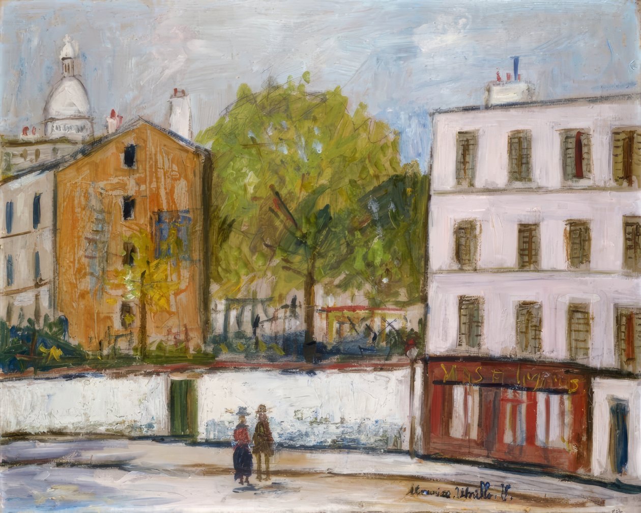 Rua em Montmartre de Maurice Utrillo