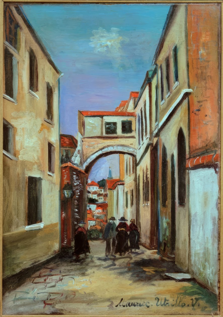 Rua em Villefranche de Maurice Utrillo
