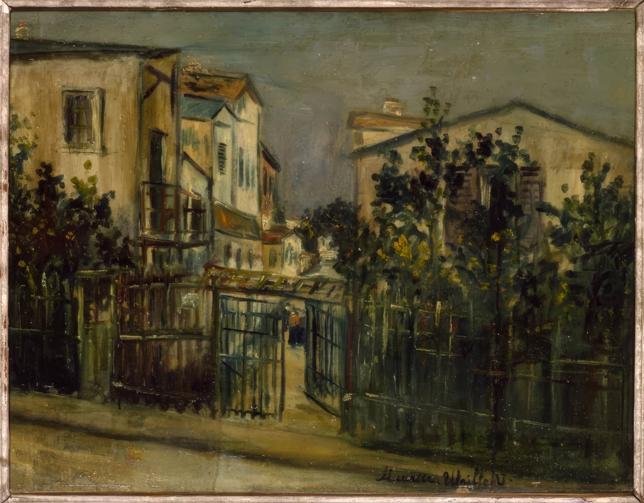 Cena de rua em Montmartre de Maurice Utrillo