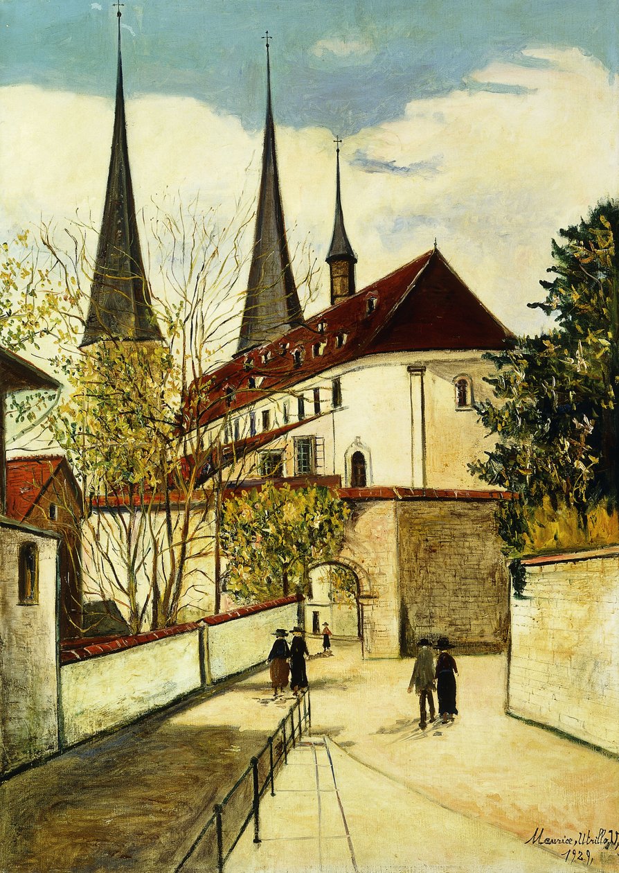 A Catedral de Lucerna; La Cathedrale de Lucerne de Maurice Utrillo