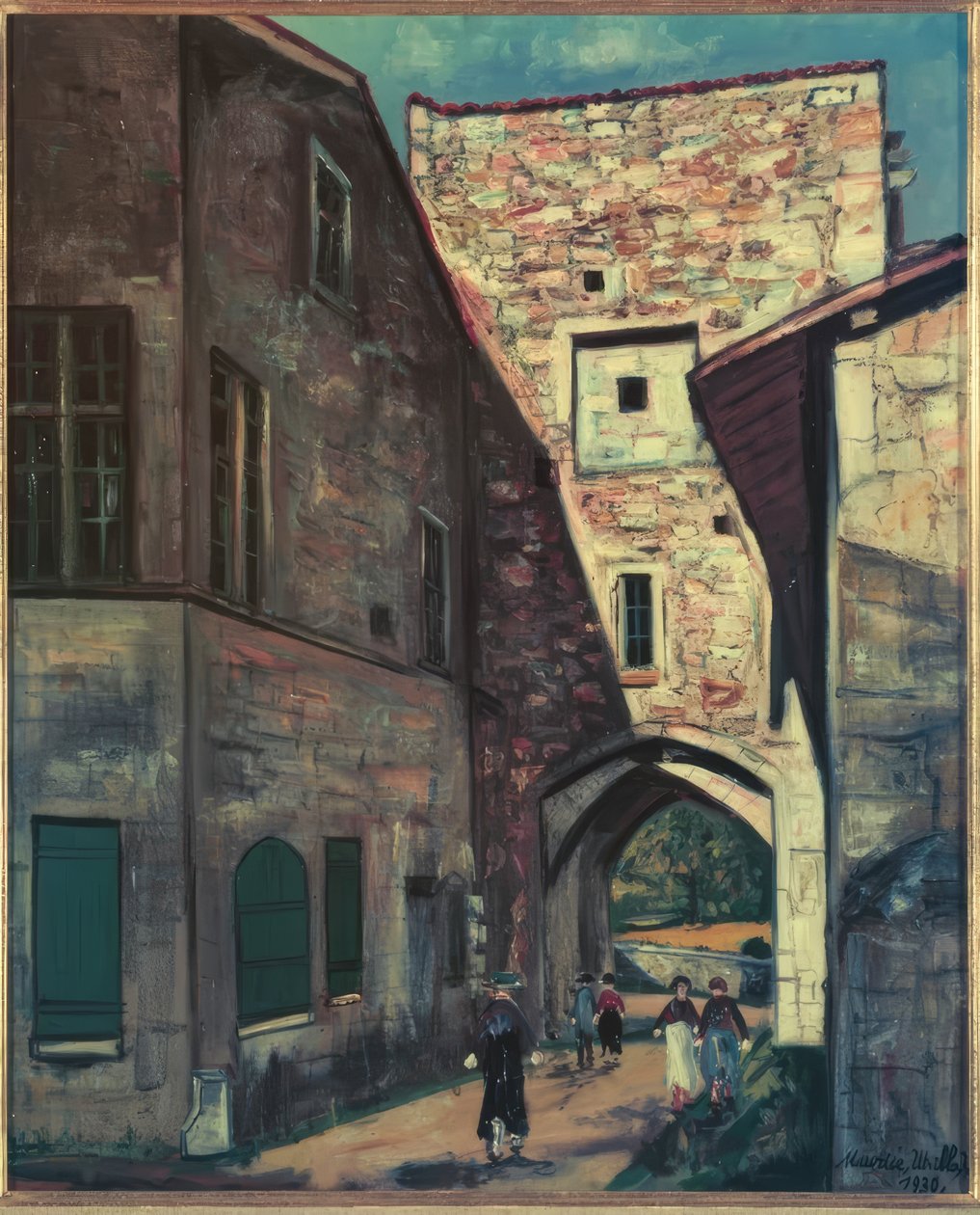 Tor em Pérouges de Maurice Utrillo