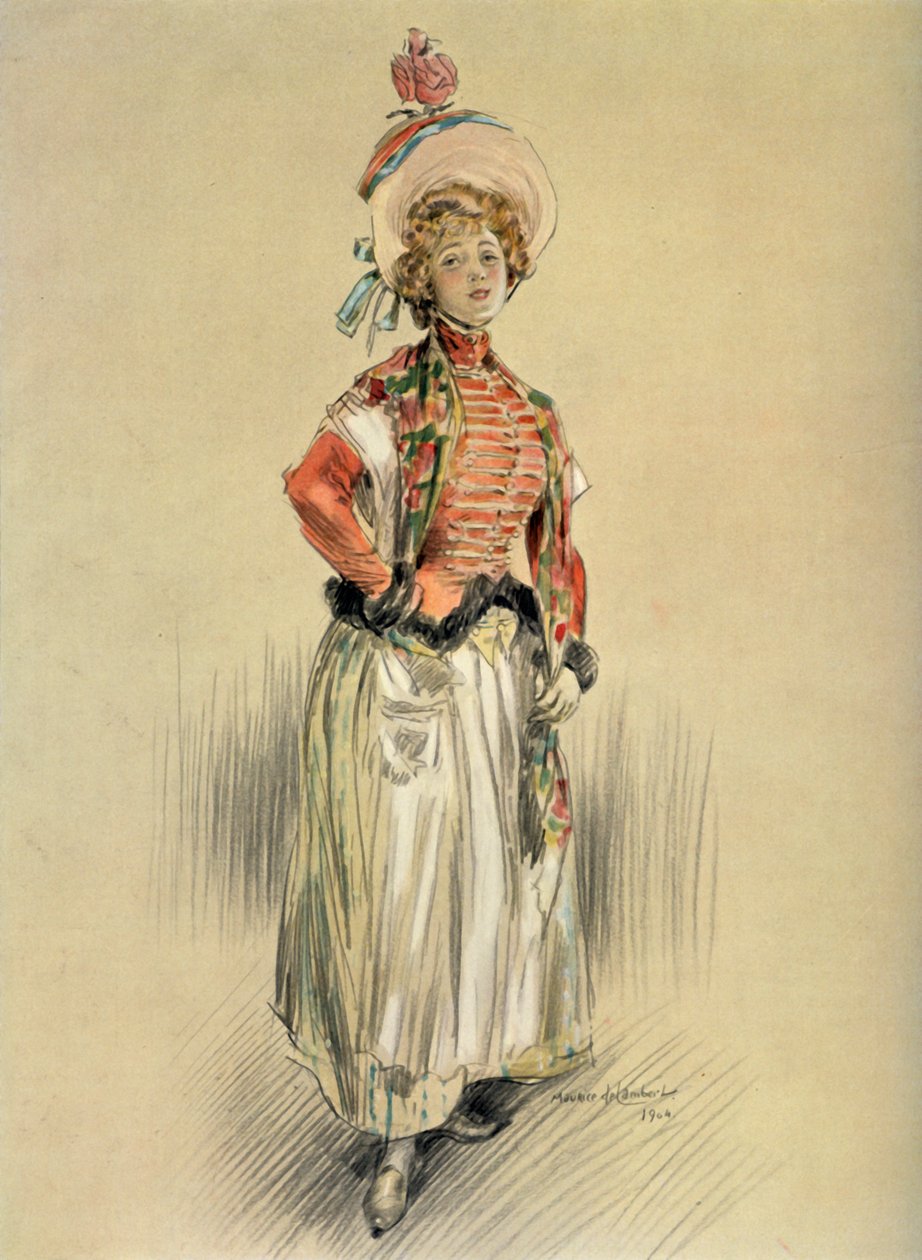 Miss Brasil - Papel da Miss Senedor. - La Montansier, 1904. de Maurice de Lambert