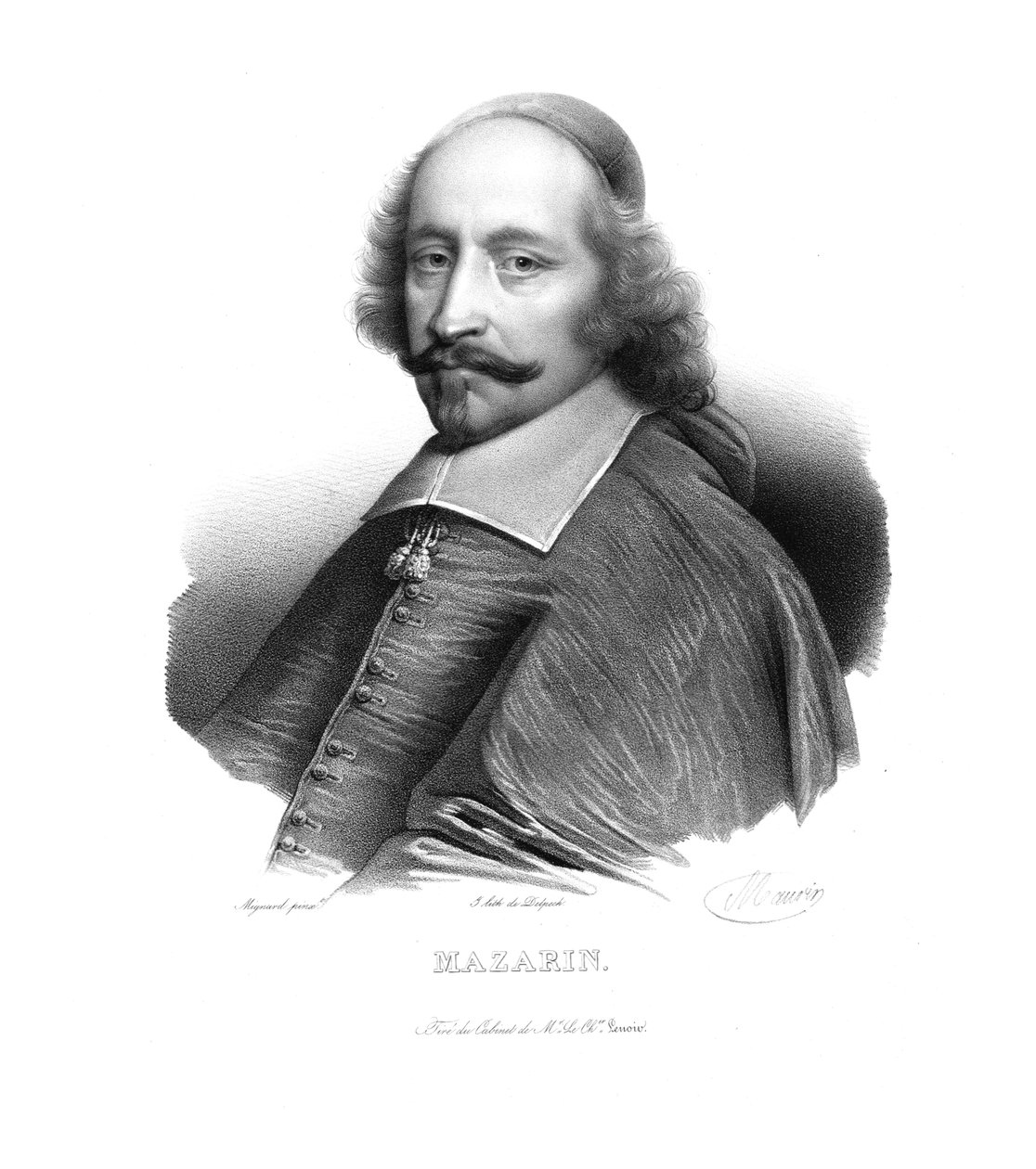 Cardeal Mazarin, c1820s. de Maurin