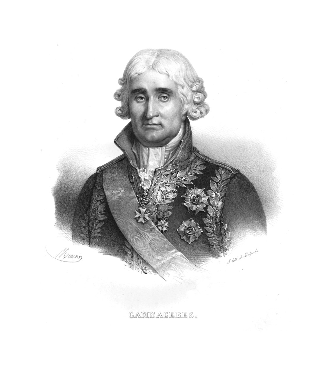 Jean Jacques Regis de Cambaceres, c1820s. de Maurin