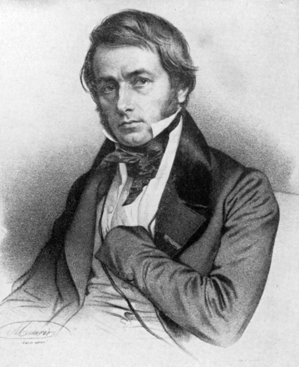 Victor Cousin, filósofo francês, século XIX de Maurin