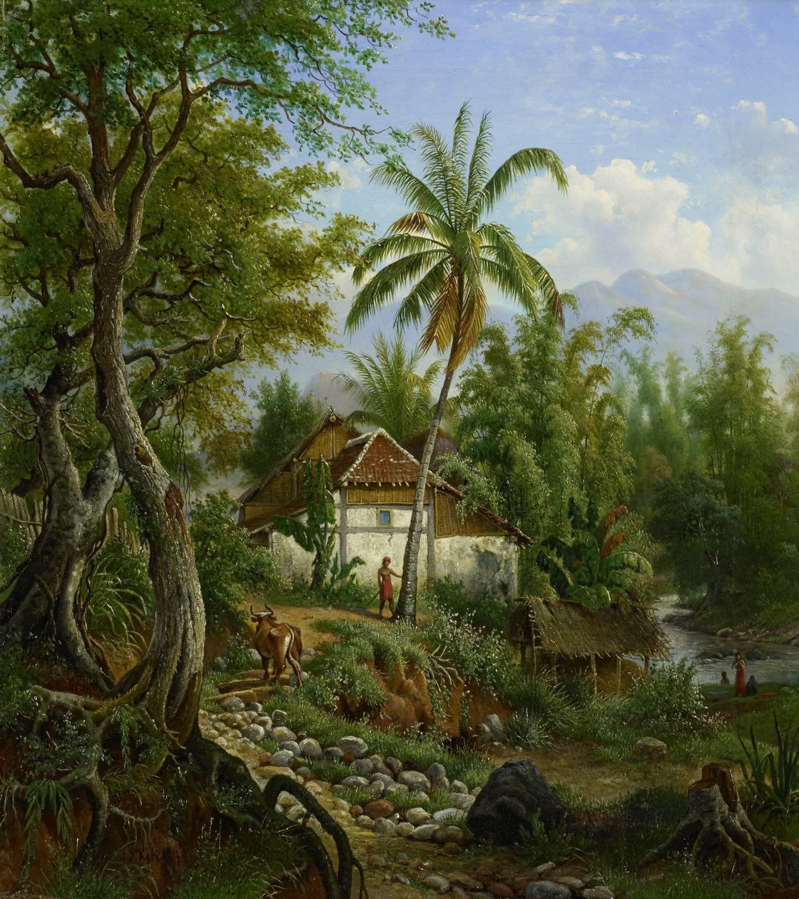 paisagem indiana de Maurits E.H.R. van den Kerkhoff