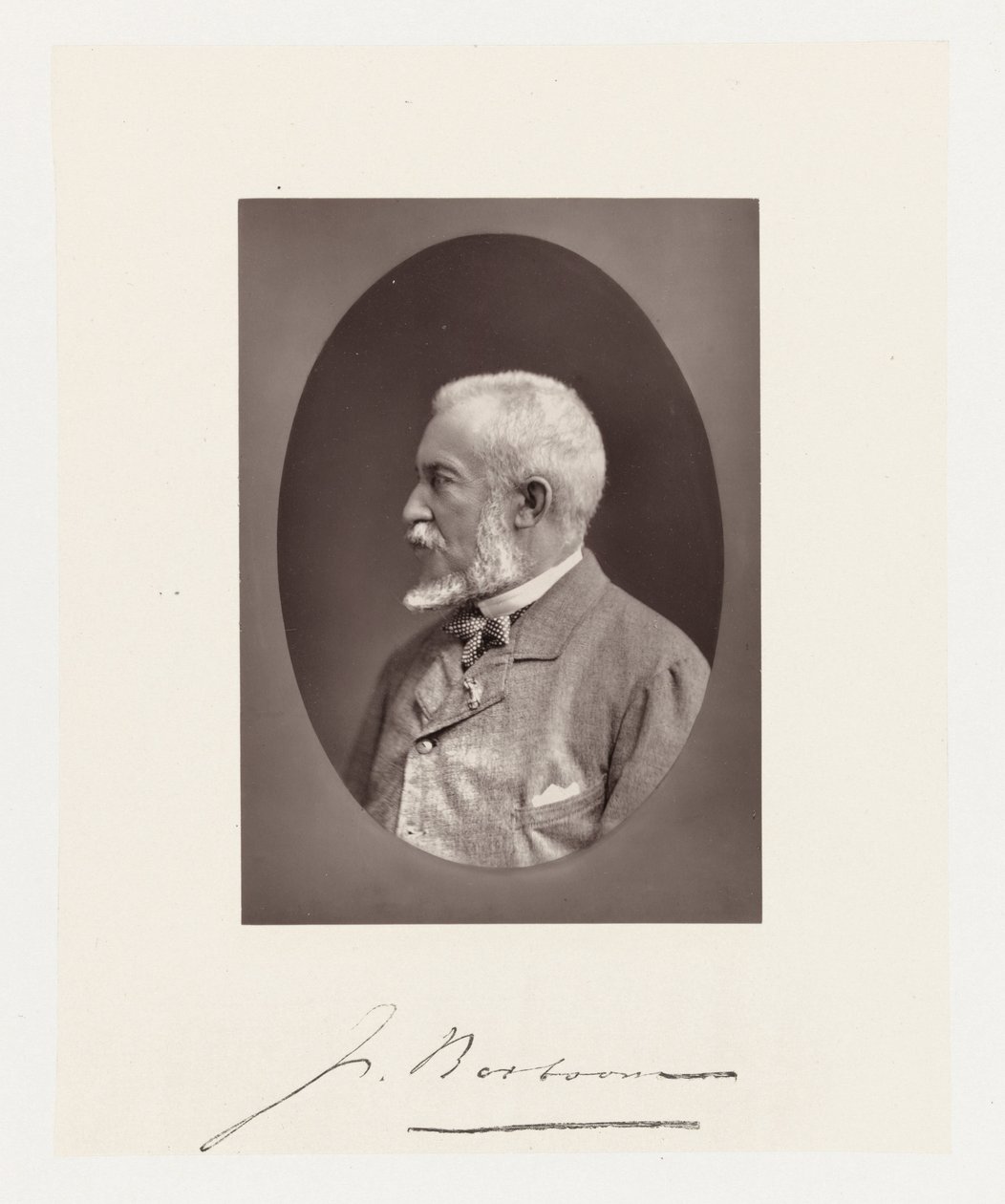 Retrato do Johannes Bosboom de Maurits Verveer (attributed to)