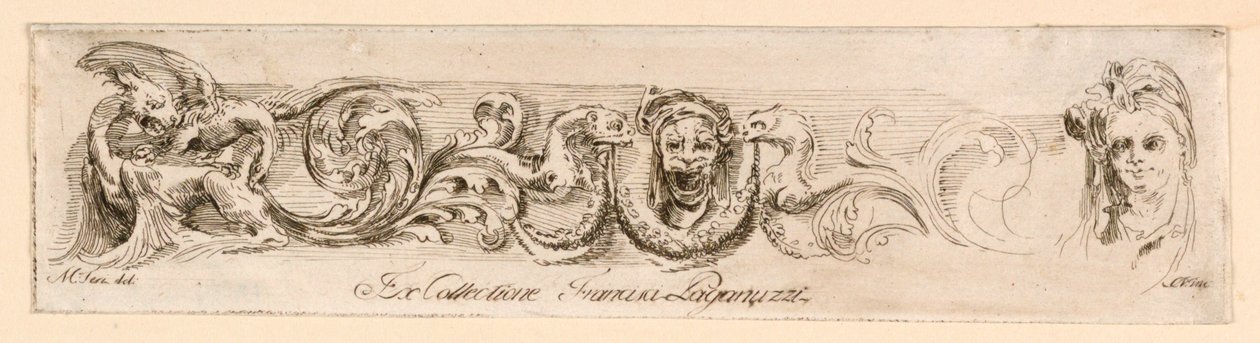 Friso e máscaras de Mauro Antonio Tesi