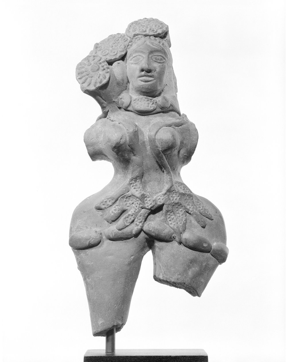 Estatueta da deusa-mãe, século 3 a 2 aC (terracota) (ver também 861278) de Mauryan Mauryan