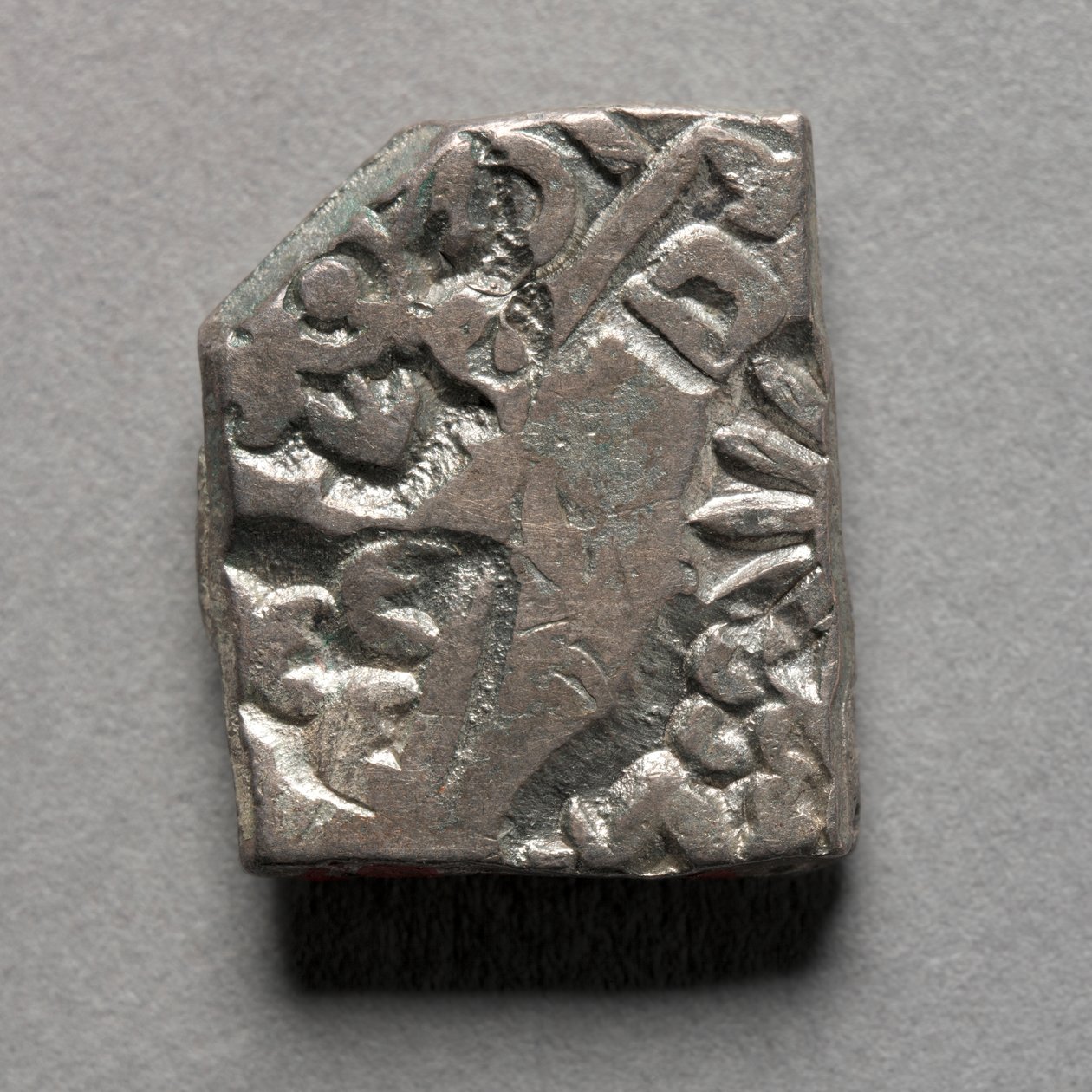 Moeda Marcada por Perfuração, Período Maurya, Rajastão, Índia 400-300 AC (prata) de Mauryan Mauryan