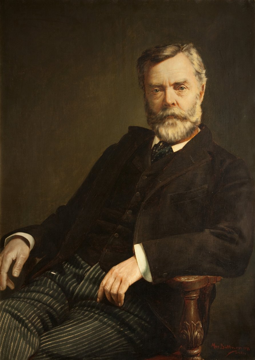 Retrato de um homem local, 1891 de Max Büttner