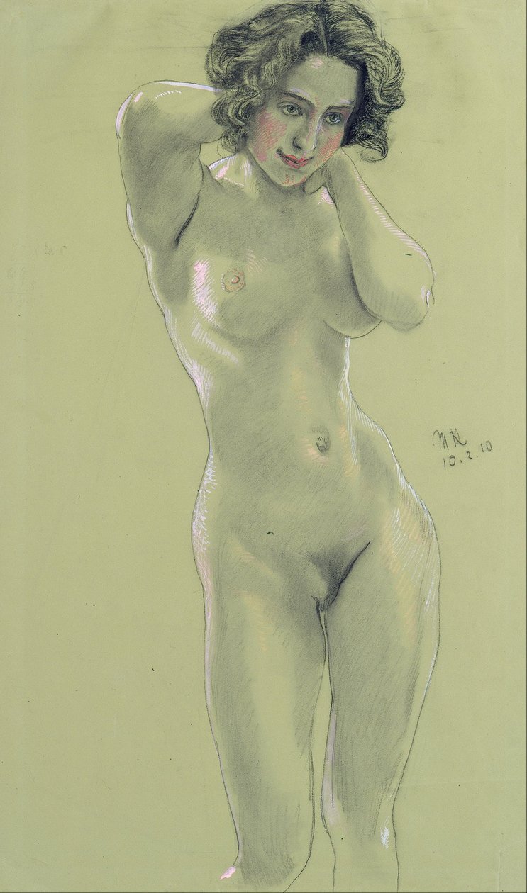 Nu feminino de Max Klinger