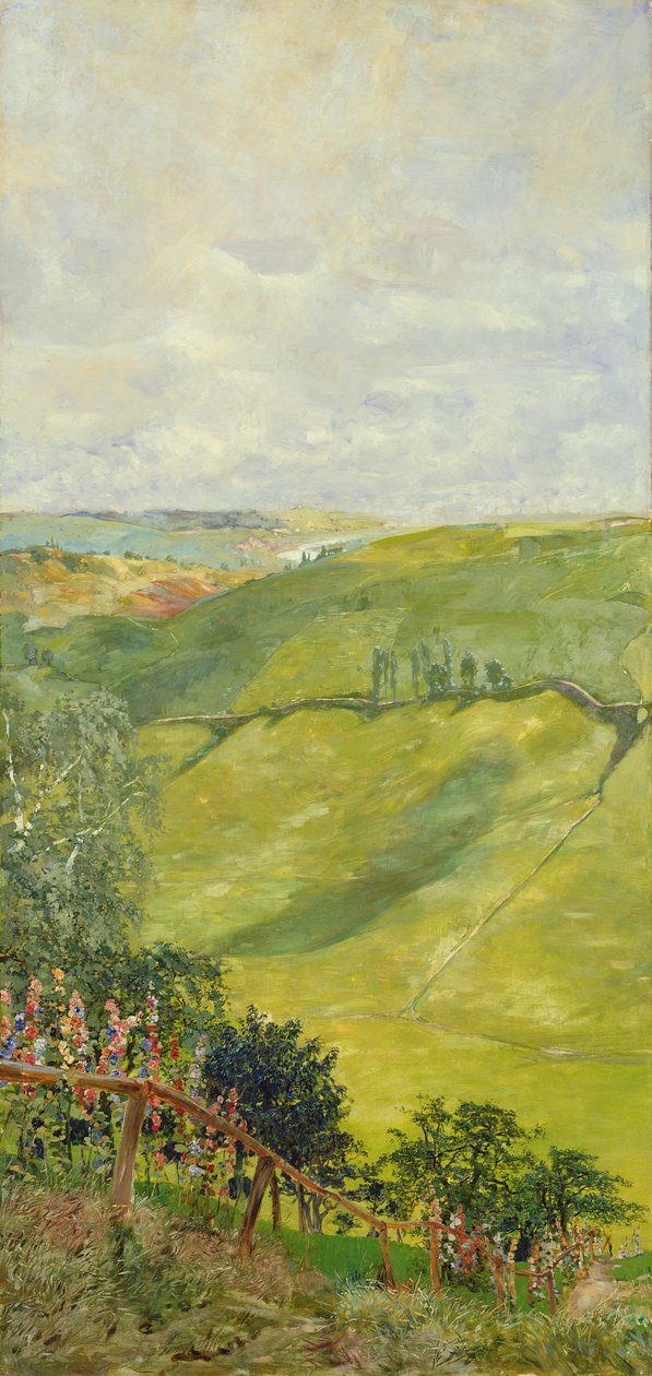 Paisagem de Verão, 1884-85 de Max Klinger