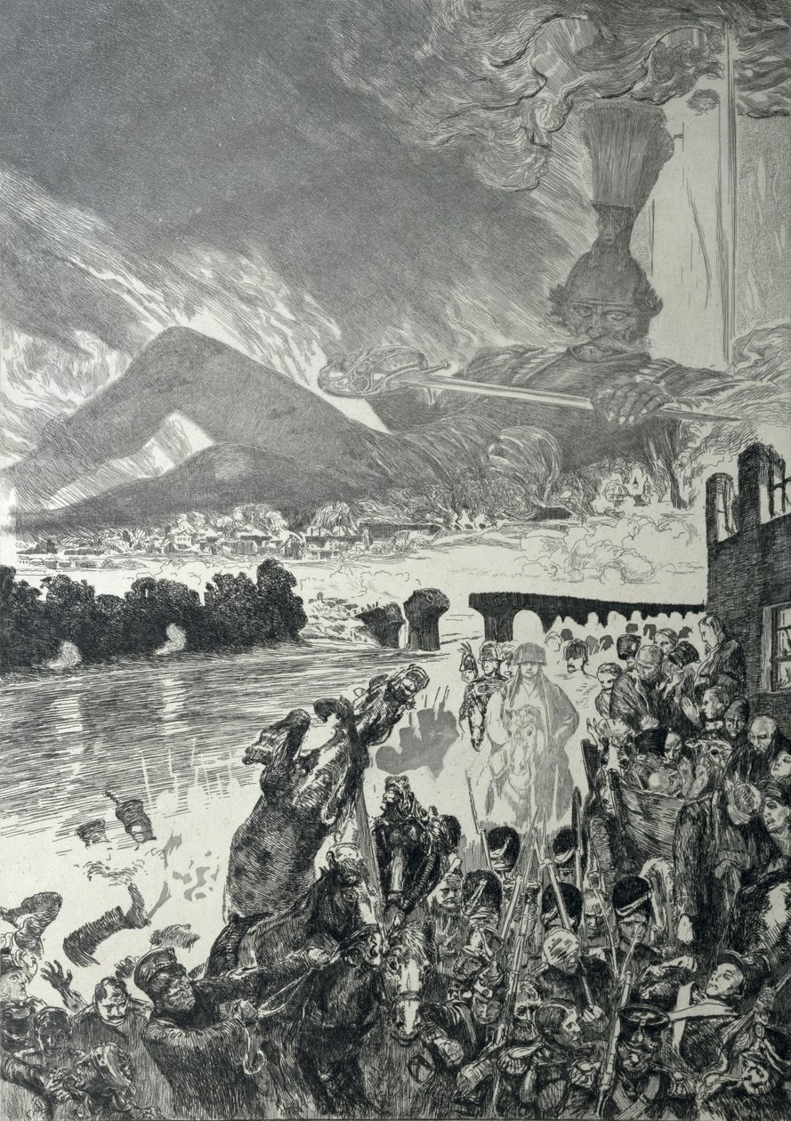Guerra, 1910 (gravura aquatinta) de Max Klinger