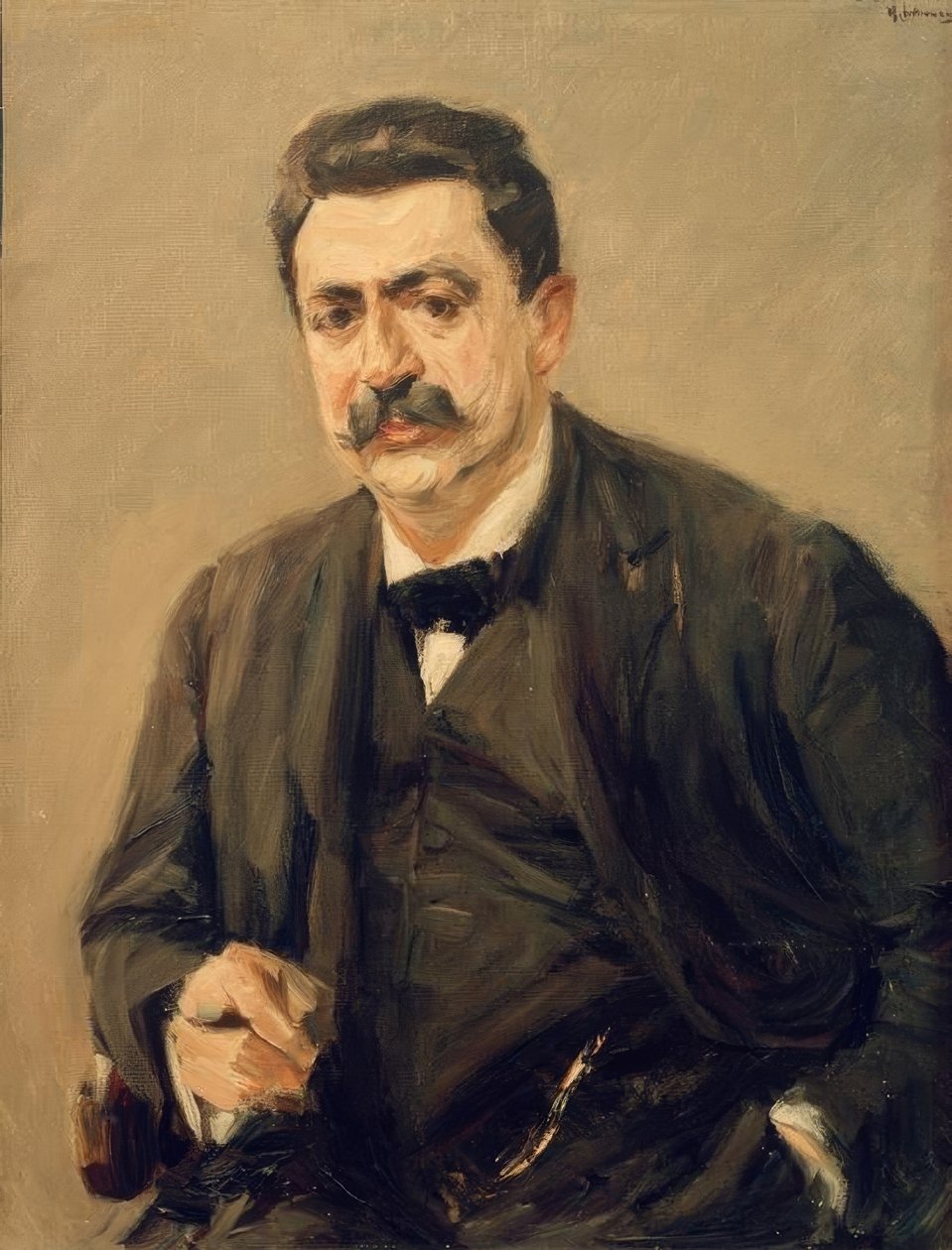 Retrato do Dr. Julius Elias de Max Liebermann