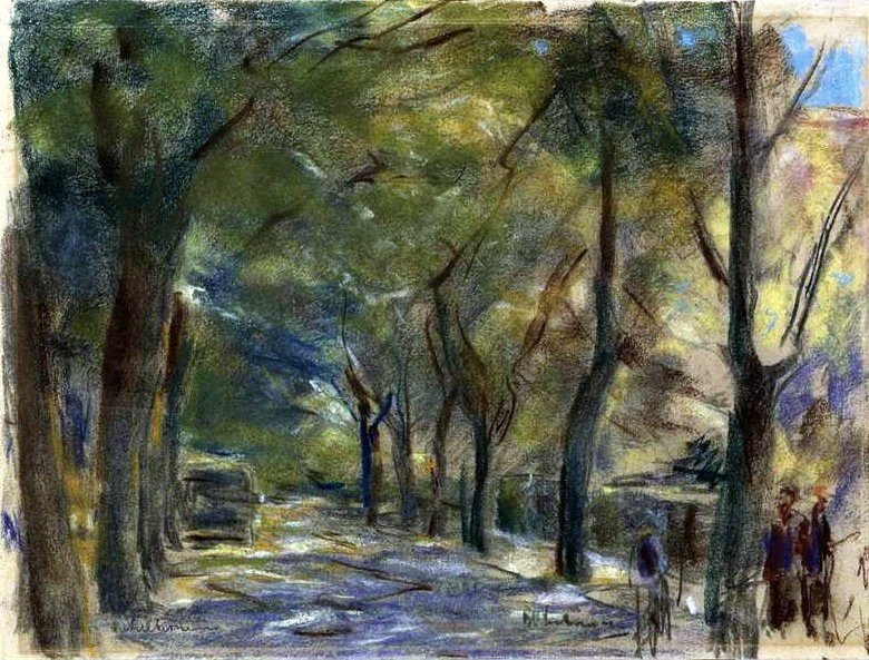 Colomierstrasse em Wannsee de Max Liebermann