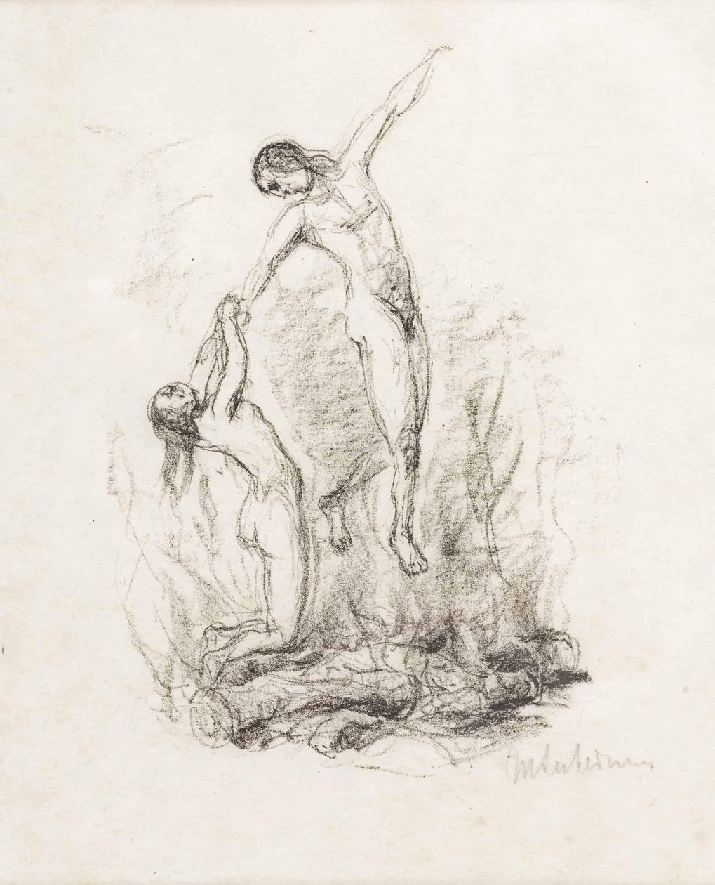 O deus e a bayadere de Max Liebermann