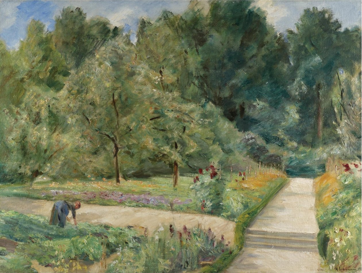 A horta em Wannsee para o oeste de Max Liebermann