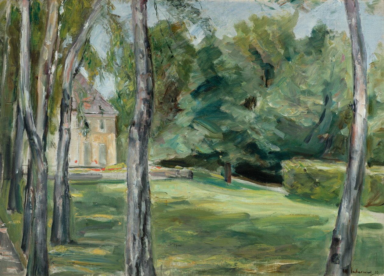 Casa no jardim, 1923 de Max Liebermann