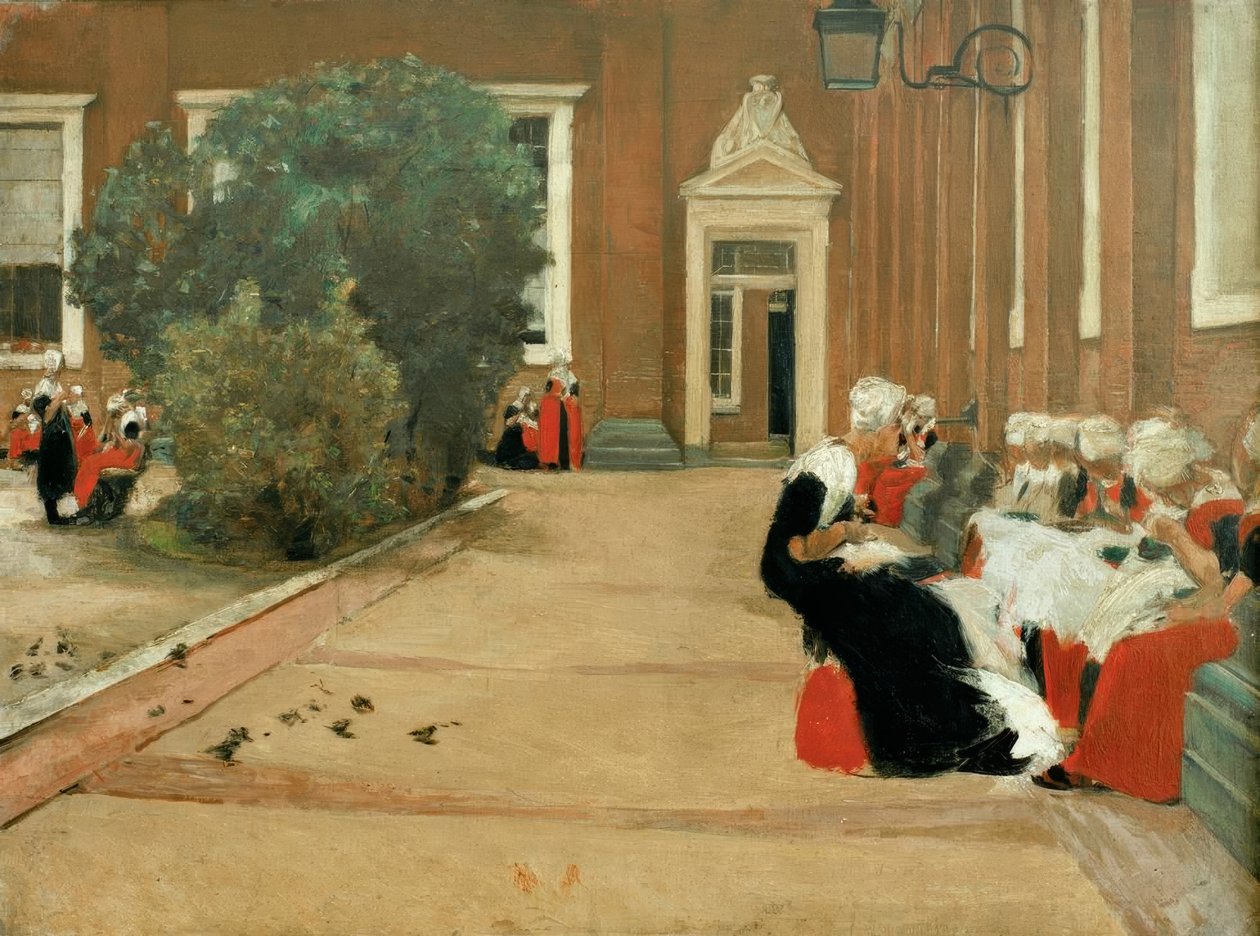 M.Liebermann, Amsterdam Waisemädchen de Max Liebermann