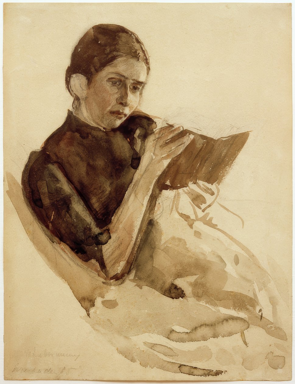 Max Liebermann, esposa do artista, Martha Liebermann de Max Liebermann