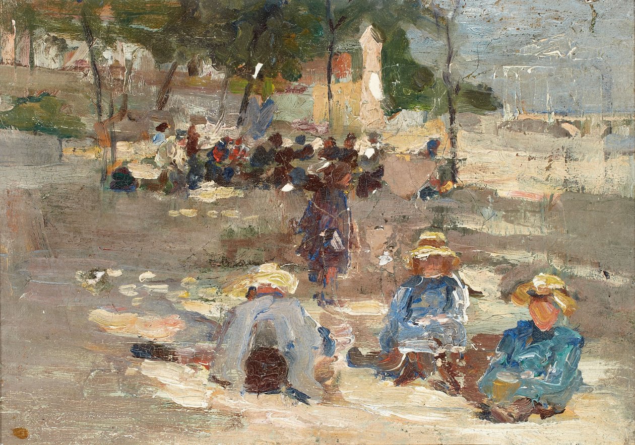 Piquenique no parque de Max Liebermann