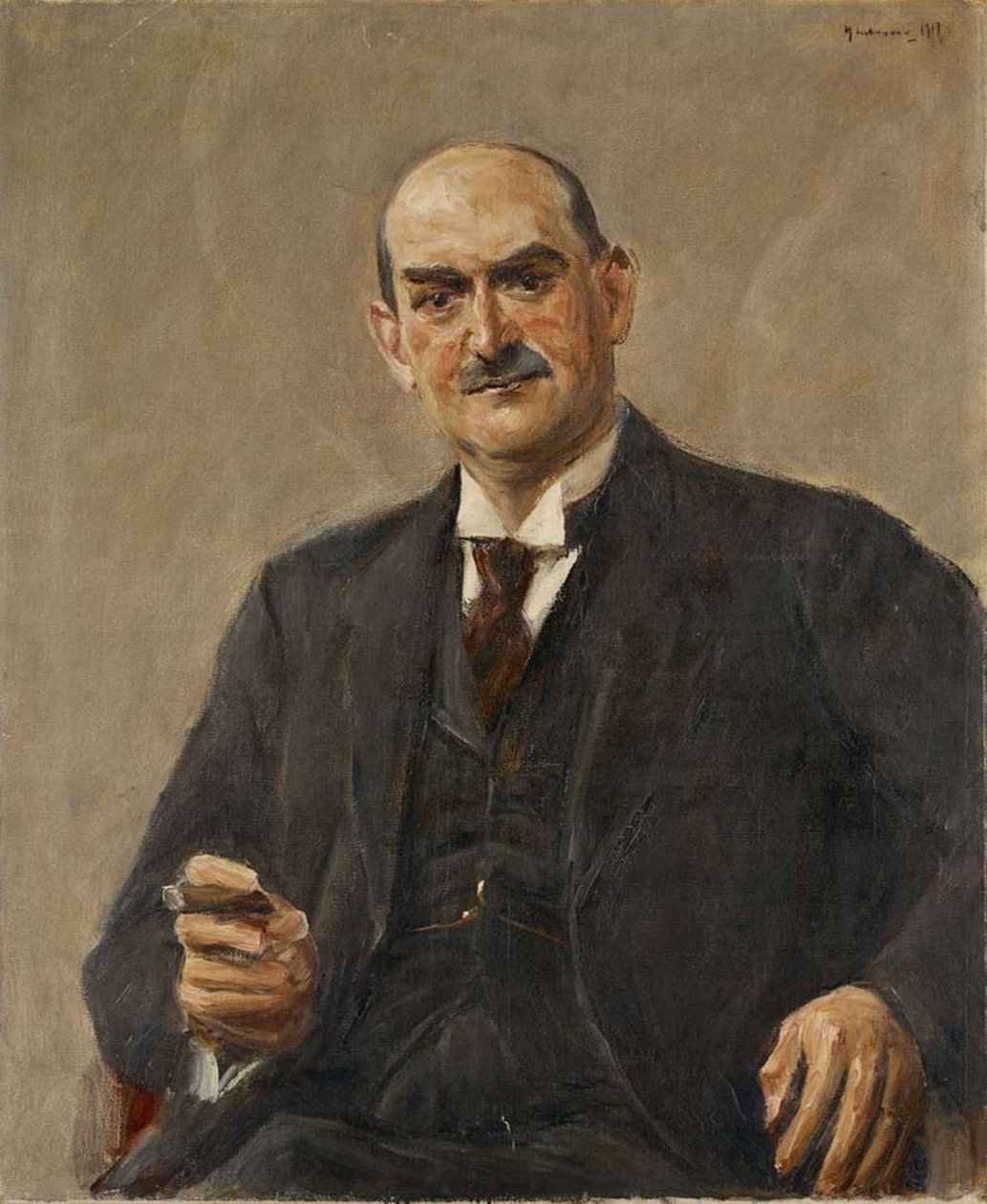 Retrato Kommerzienrat Dr. Carl Leopold Netter de Max Liebermann