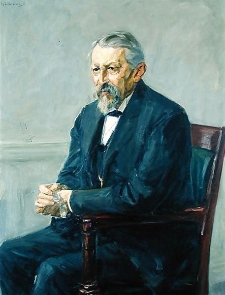 Retrato do zoólogo Hermann Strebel de Max Liebermann