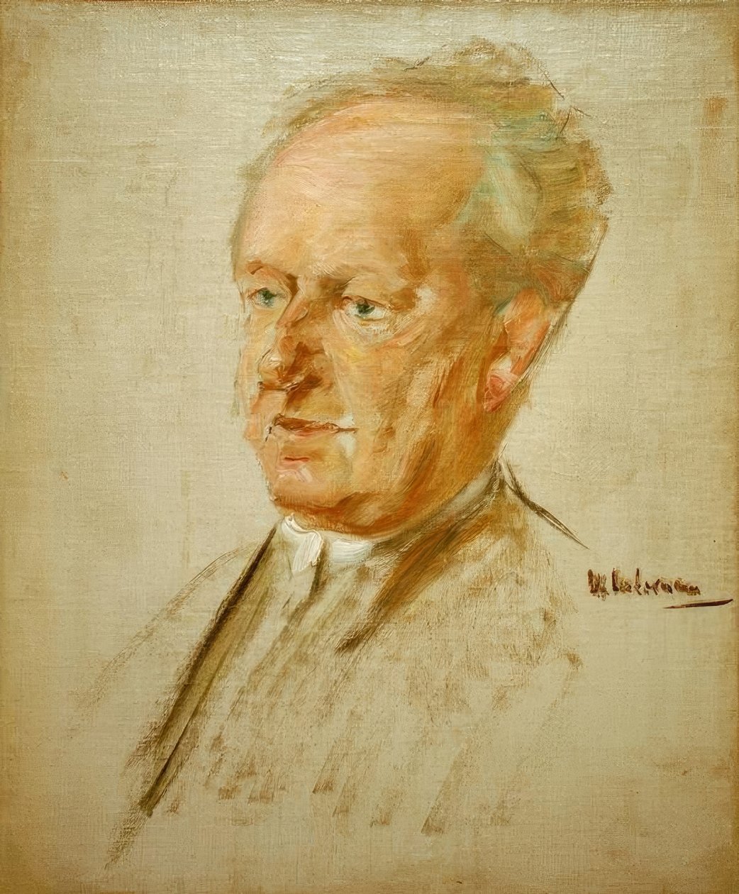 Retrato de Gerhart Hauptmann de Max Liebermann