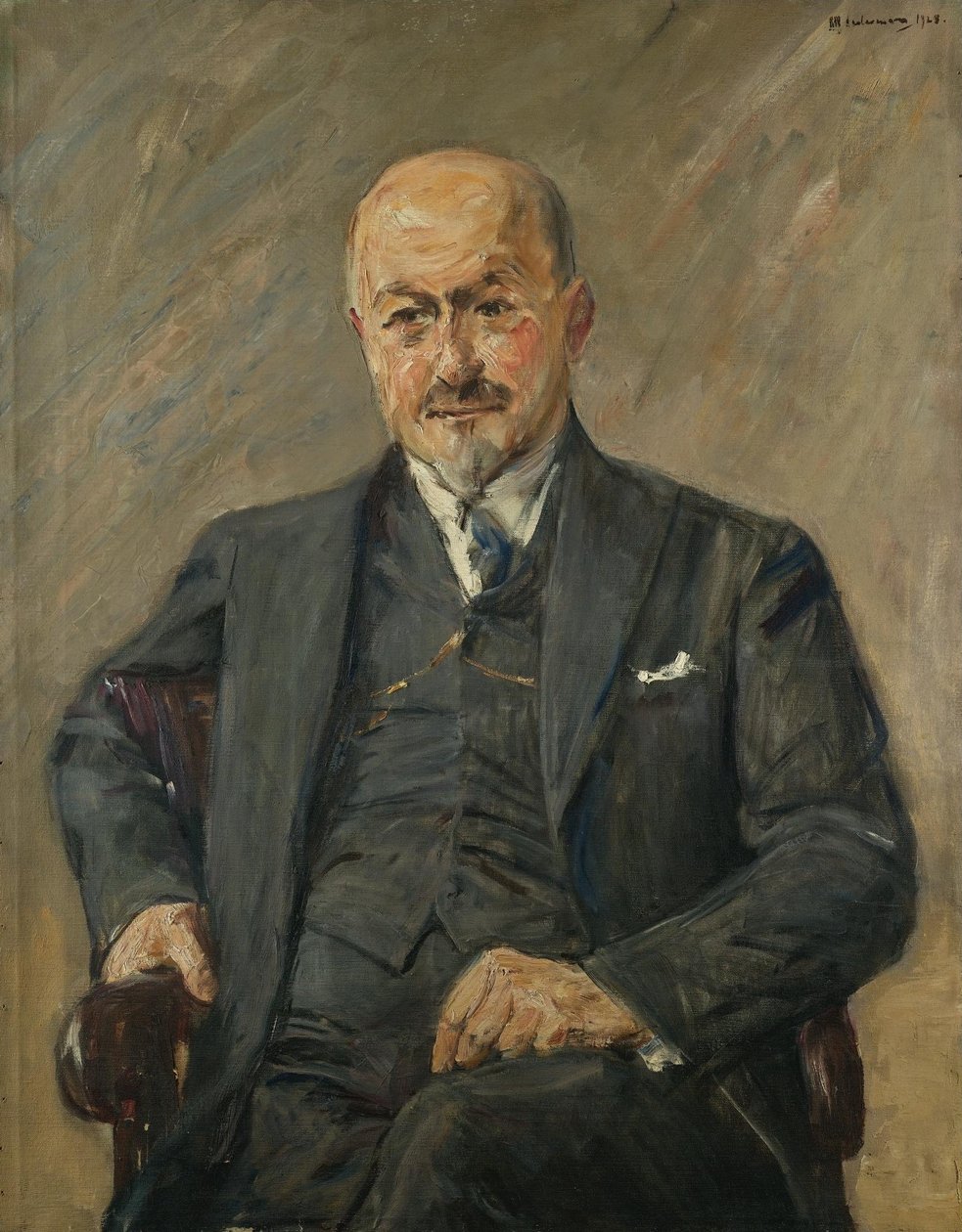 Retrato de Alfred Guttmann de Max Liebermann