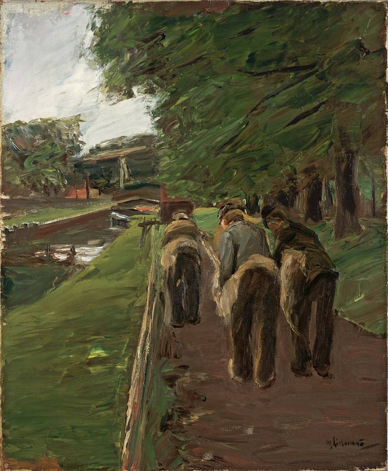 Seilerbahn em Edam de Max Liebermann