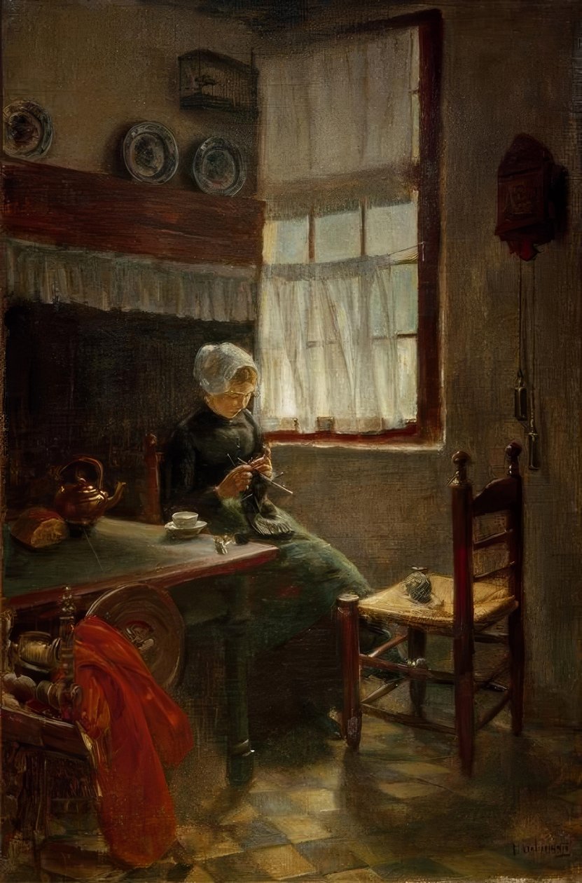 Trabalho silencioso de Max Liebermann