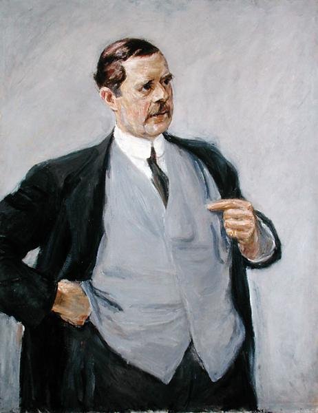 O Arquiteto, Peter Behrens (1869-1940), 1913 de Max Liebermann