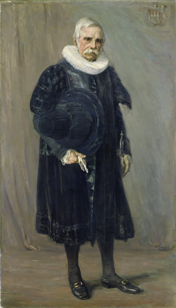 O prefeito, Carl Friedrich Petersen (1809-92) 1891 de Max Liebermann