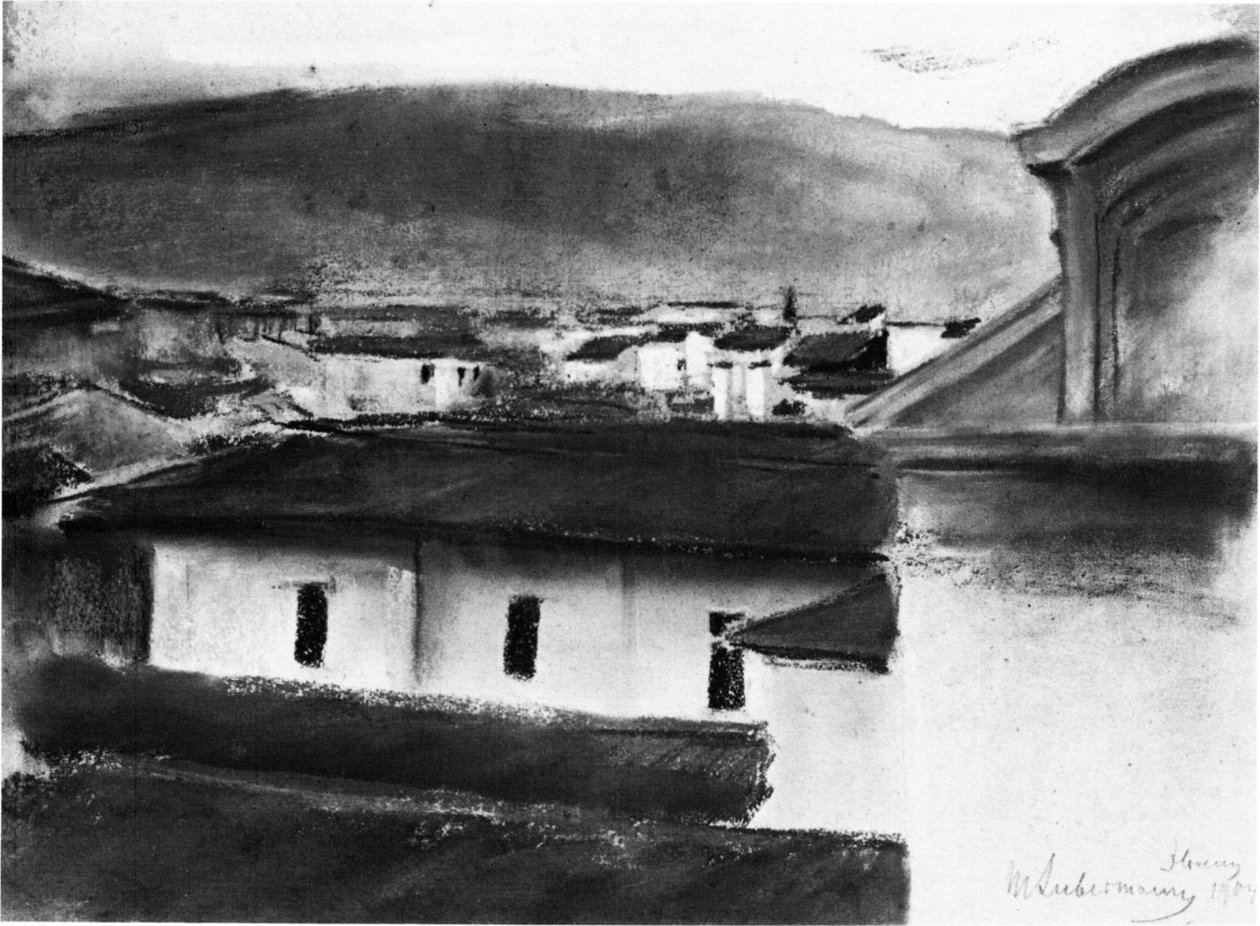 Vista, de, a, telhados, de, florença de Max Liebermann