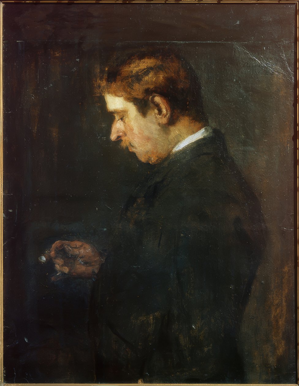 O historiador de arte Karl Voll de Max Slevogt
