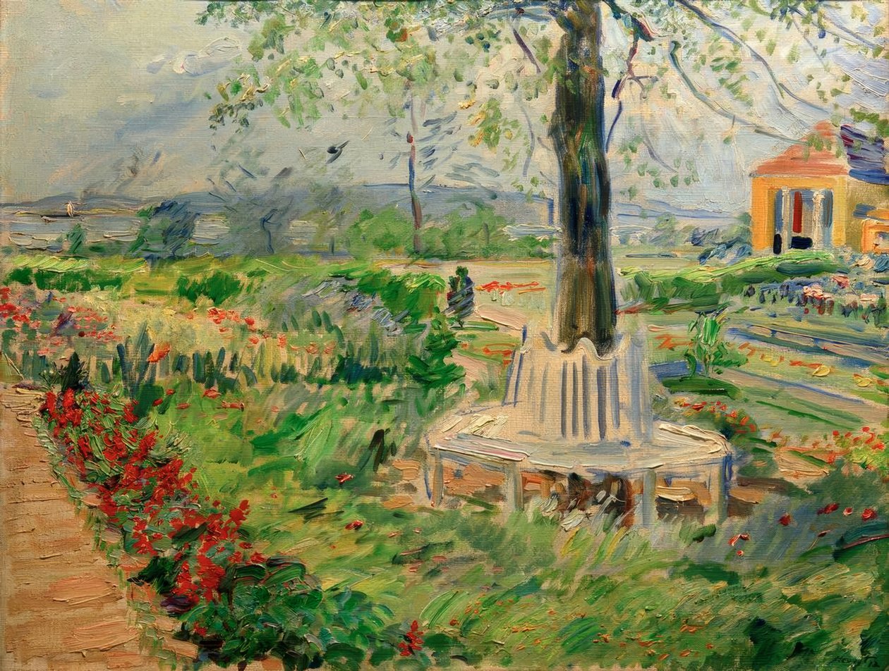 Jardim em New Kladow de Max Slevogt