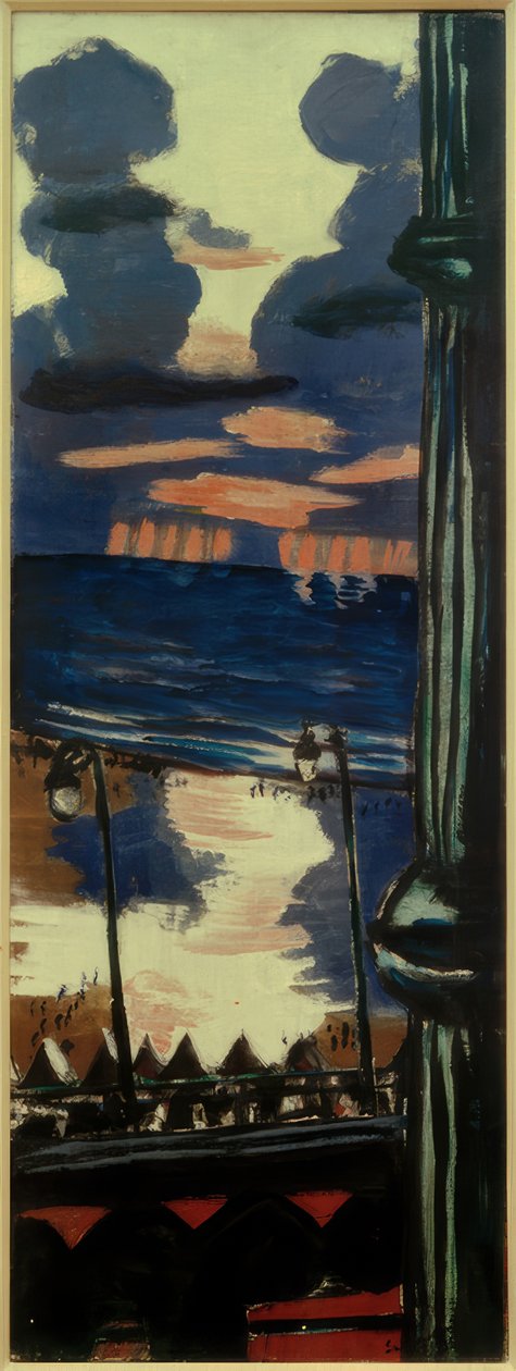 Noite no terraço de Max Beckmann