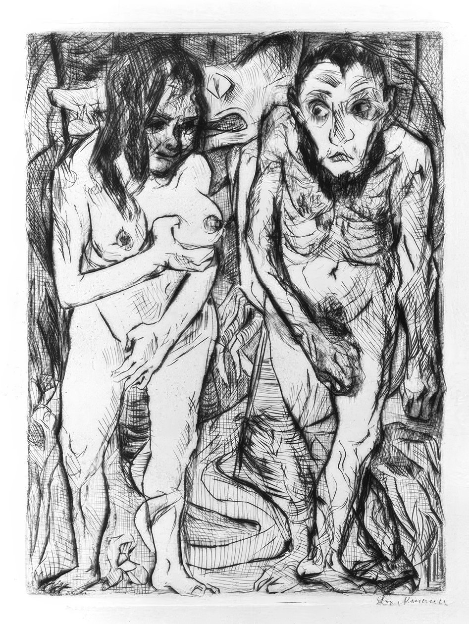 Adão e Eva de Max Beckmann