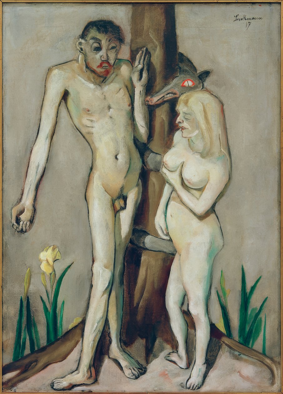 Adão e Eva de Max Beckmann
