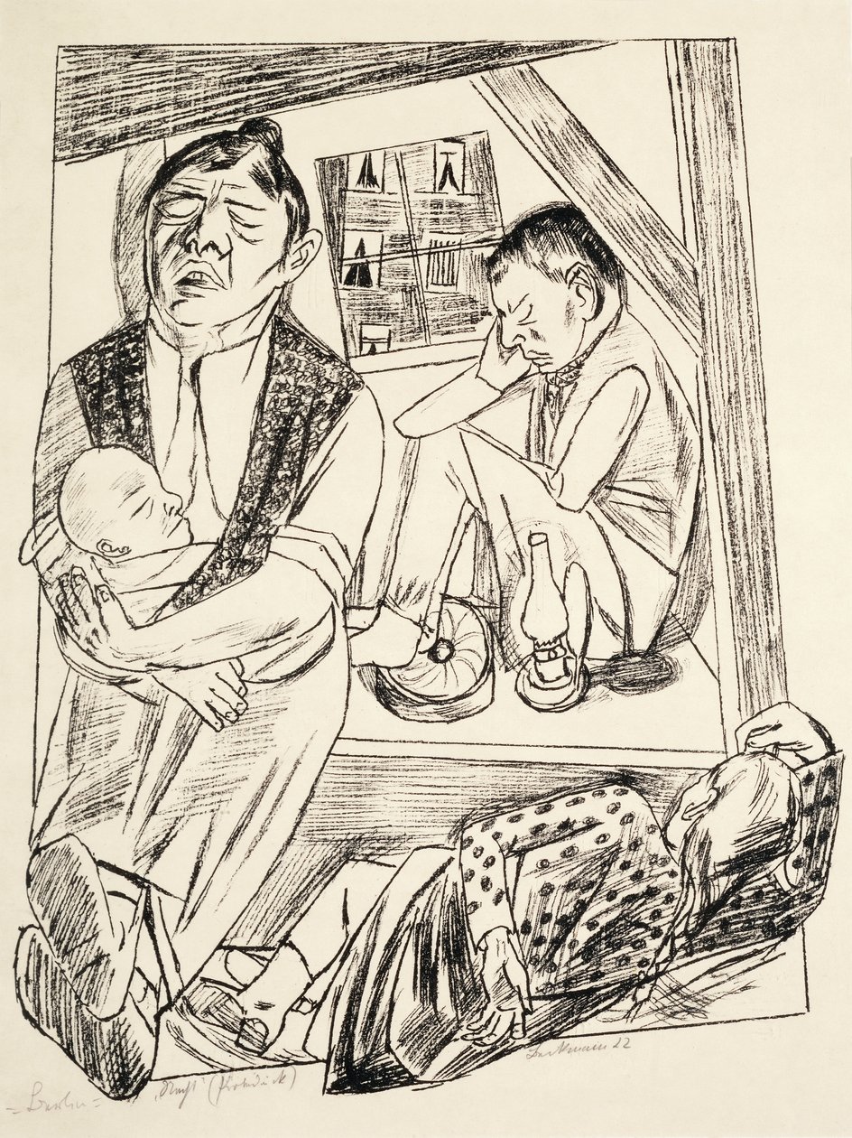 À noite de Max Beckmann