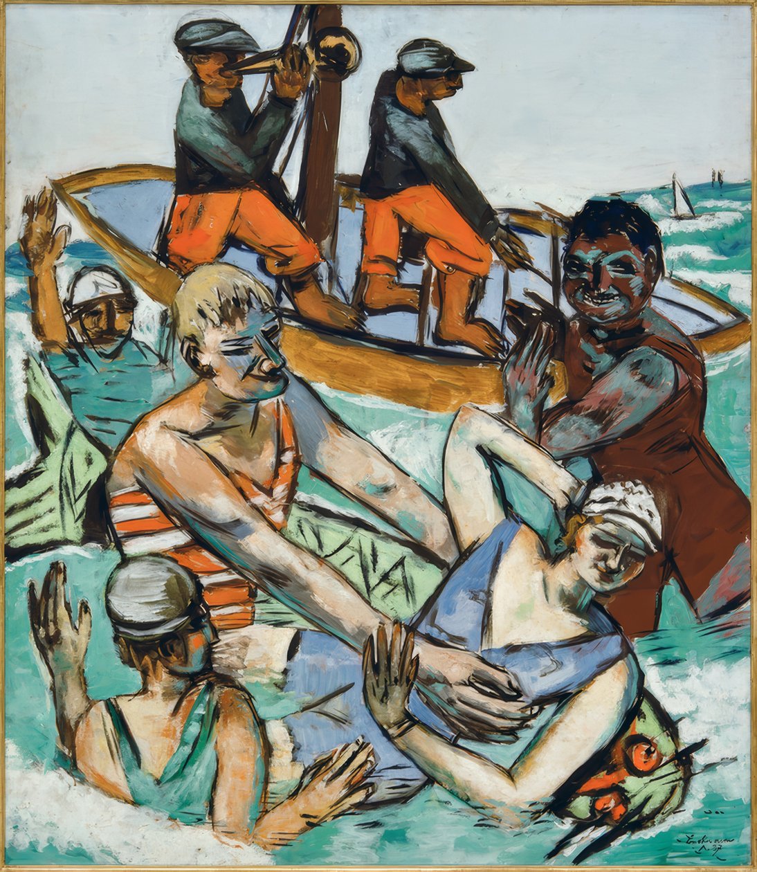 Banho em Agosto de Max Beckmann